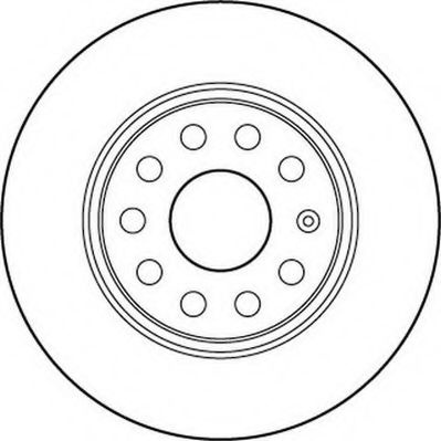 Disc frana VW CADDY III Combi (2KB, 2KJ, 2CB, 2CJ) (2004 - 2016) JURID 562237JC piesa NOUA
