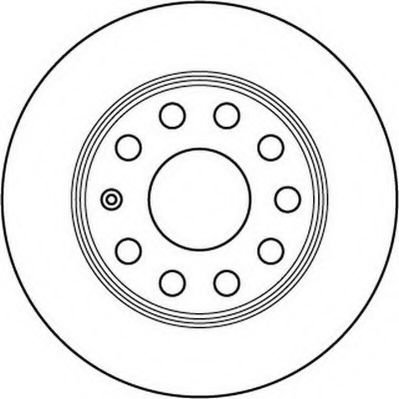 Disc frana VW EOS (1F7, 1F8) (2006 - 2016) JURID 562236JC piesa NOUA