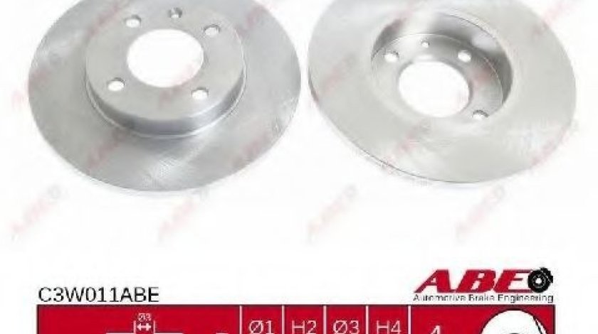 Disc frana VW GOLF III (1H1) (1991 - 1998) ABE C3W011ABE piesa NOUA