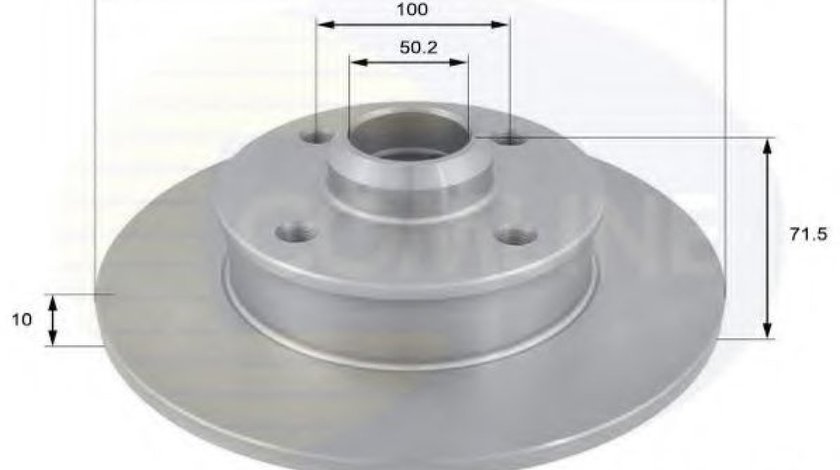 Disc frana VW GOLF III Cabriolet (1E7) (1993 - 1998) COMLINE ADC1416 piesa NOUA