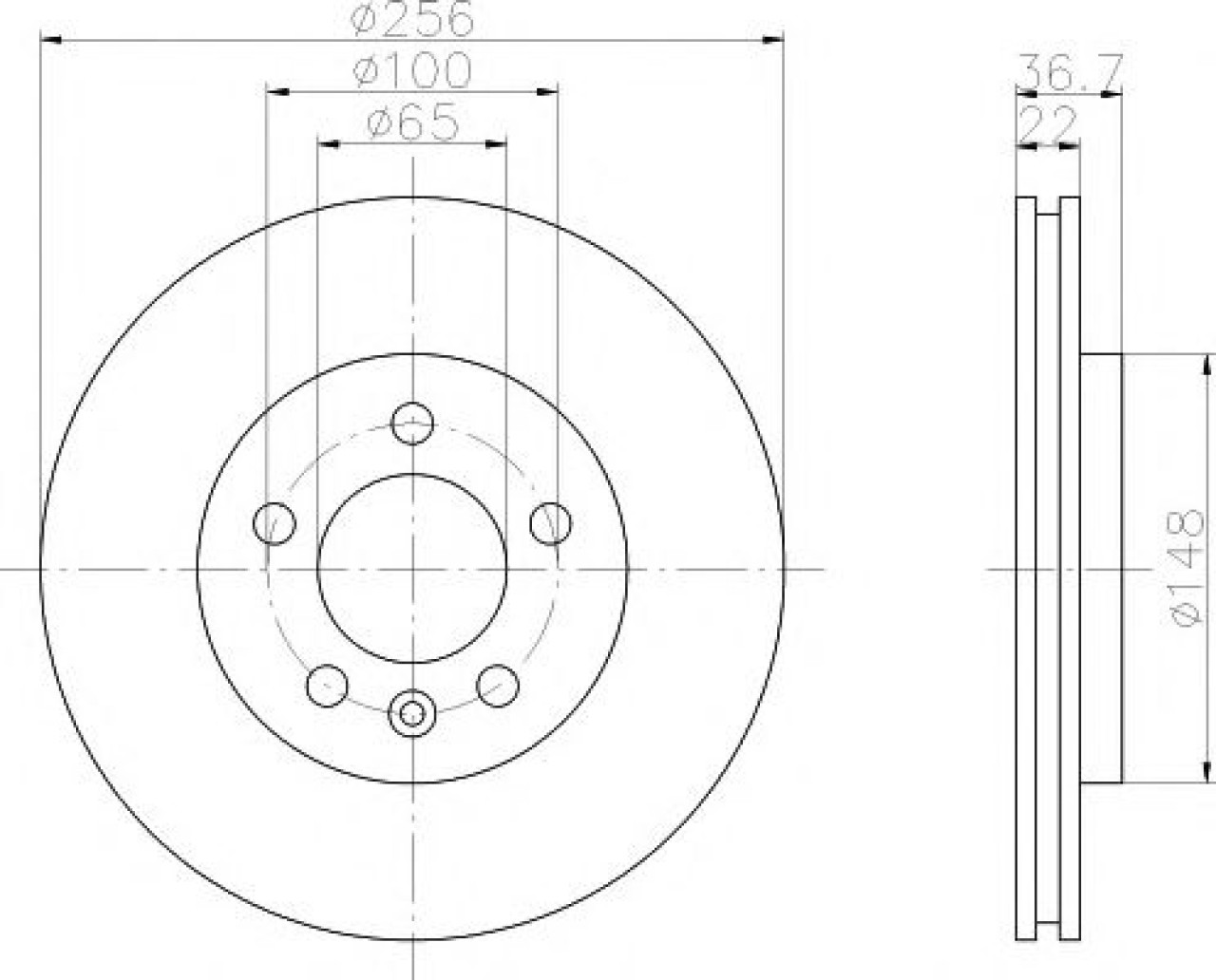 Disc frana VW GOLF IV Variant (1J5) (1999 - 2006) TEXTAR 92098603 piesa NOUA