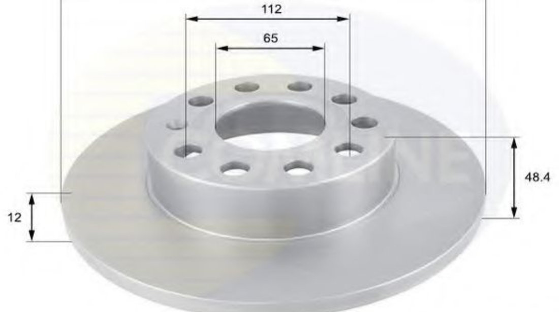 Disc frana VW GOLF V (1K1) (2003 - 2009) COMLINE ADC1448 piesa NOUA