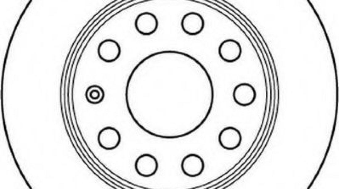 Disc frana VW GOLF V (1K1) (2003 - 2009) JURID 562236JC piesa NOUA