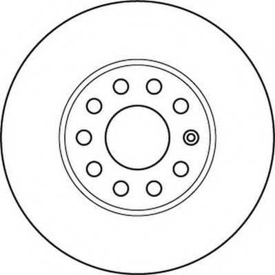 Disc frana VW GOLF V Variant (1K5) (2007 - 2009) JURID 562235JC piesa NOUA
