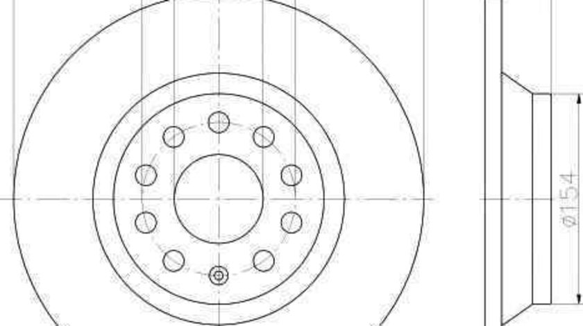 Disc frana VW GOLF VII combi (BA5) TEXTAR 92255403