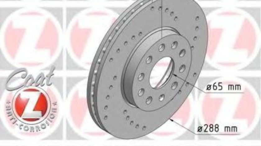 Disc frana VW GOLF VII Variant (BA5) (2013 - 2016) ZIMMERMANN 600.3221.52 piesa NOUA