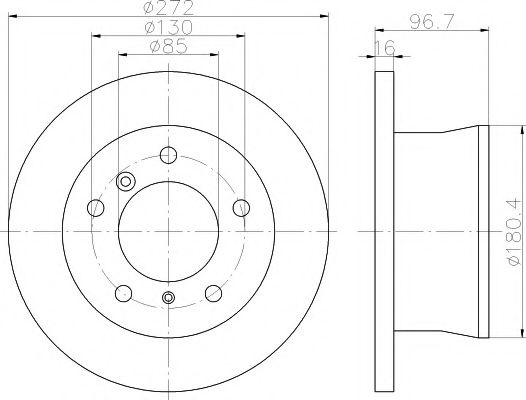 Disc frana VW LT II bus (2DB, 2DE, 2DK) (1996 - 2006) TEXTAR 92137603 piesa NOUA