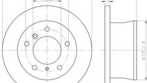 Disc frana VW LT II bus (2DB, 2DE, 2DK) (1996 - 20...