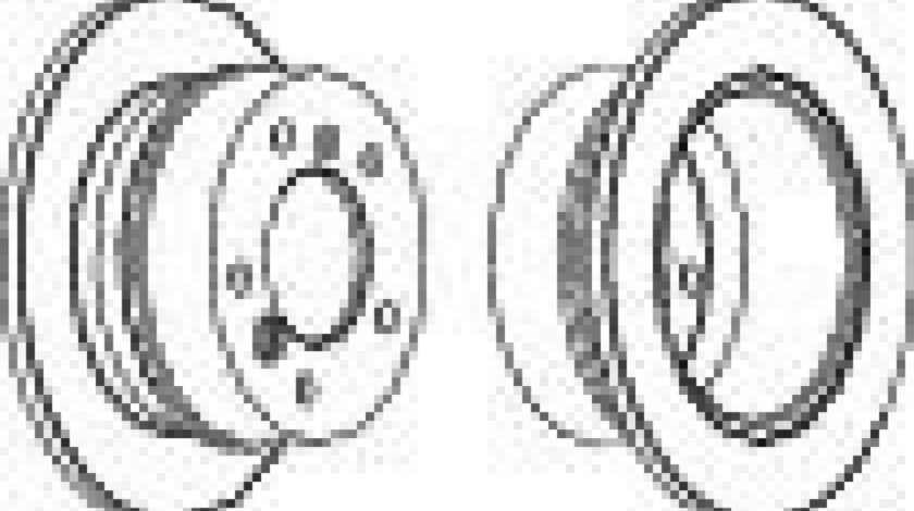 Disc frana VW LT II caroserie (2DA, 2DD, 2DH) (1996 - 2006) FERODO FCR230A piesa NOUA