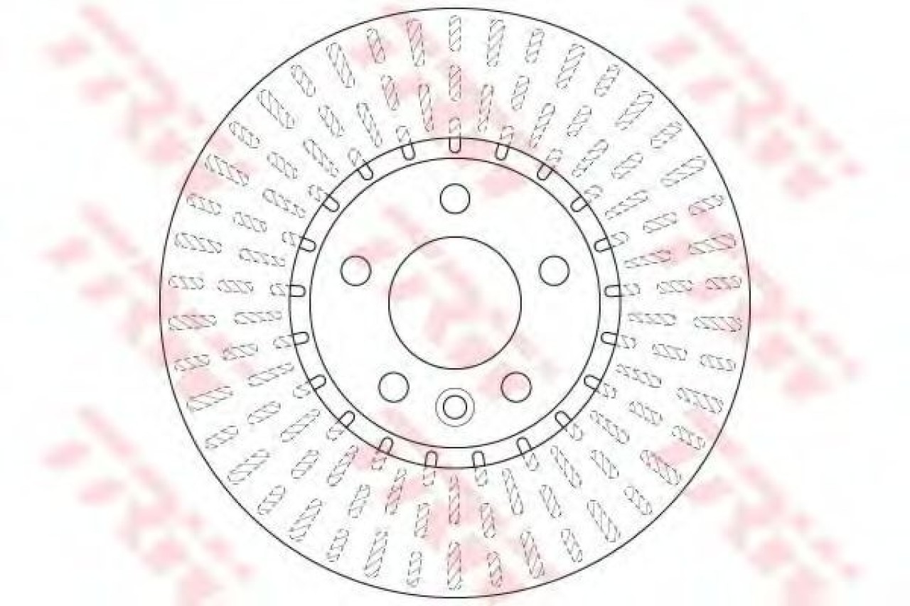 Disc frana VW MULTIVAN V (7HM, 7HN, 7HF, 7EF, 7EM, 7EN) (2003 - 2015) TRW DF6499S piesa NOUA