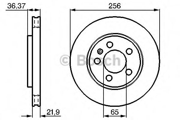 Disc frana VW NEW BEETLE (9C1, 1C1) (1998 - 2010) BOSCH 0 986 478 482 piesa NOUA