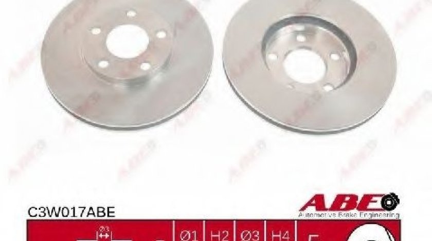 Disc frana VW PASSAT (3B2) (1996 - 2001) ABE C3W017ABE piesa NOUA