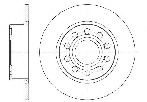 Disc frana VW PASSAT (3B3) (2000 - 2005) REMSA 6649.00 piesa NOUA