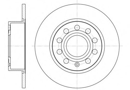 Disc frana VW PASSAT (3B3) (2000 - 2005) REMSA 6649.00 piesa NOUA