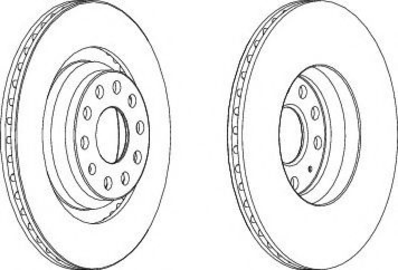 Disc frana VW PASSAT Variant (3C5) (2005 - 2011) FERODO DDF1503C piesa NOUA