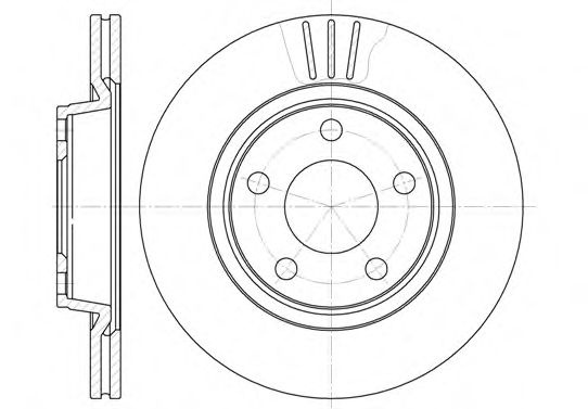 Disc frana VW PHAETON (3D) (2002 - 2016) REMSA 6548.10 piesa NOUA