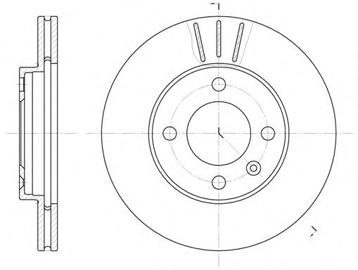 Disc frana VW POLO Variant (6KV5) (1997 - 2001) REMSA 6084.10 piesa NOUA
