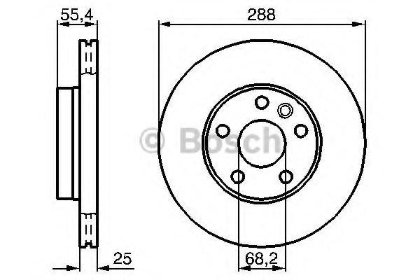 Disc frana VW SHARAN (7M8, 7M9, 7M6) (1995 - 2010) BOSCH 0 986 478 893 piesa NOUA