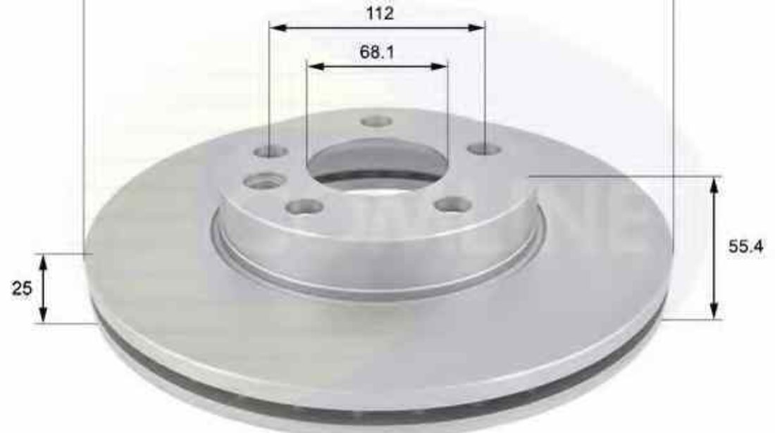 Disc frana VW SHARAN 7M8 7M9 7M6 COMLINE ADC1418V