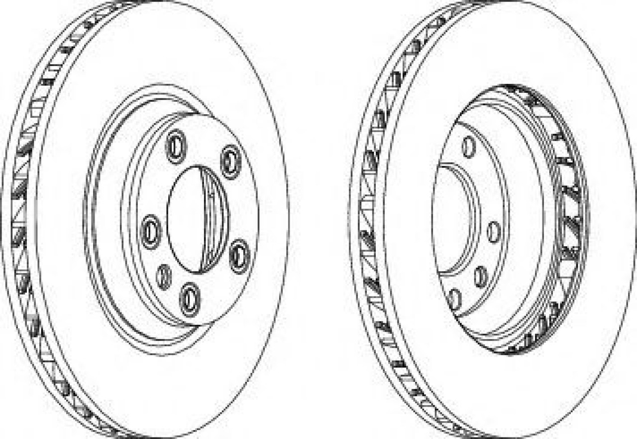 Disc frana VW TOUAREG (7LA, 7L6, 7L7) (2002 - 2010) FERODO DDF1408RC-1 piesa NOUA