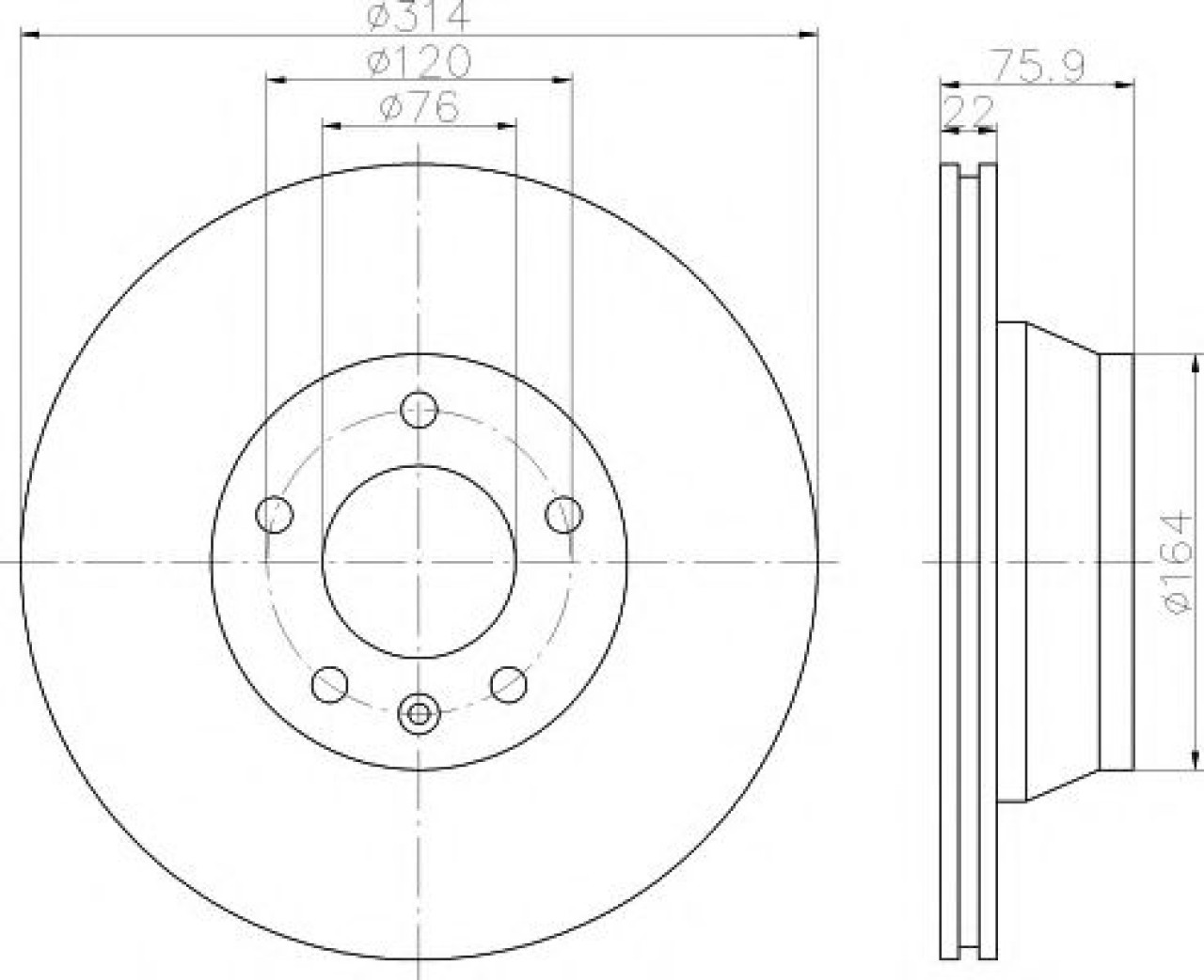 Disc frana VW TOUAREG (7LA, 7L6, 7L7) (2002 - 2010) TEXTAR 92121903 piesa NOUA