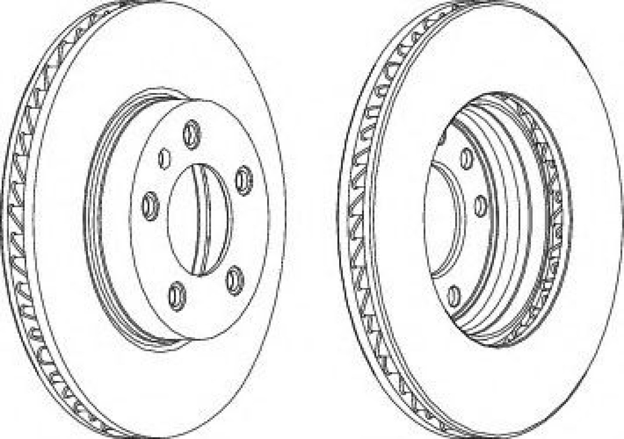 Disc frana VW TOUAREG (7LA, 7L6, 7L7) (2002 - 2010) FERODO DDF1591LC-1 piesa NOUA