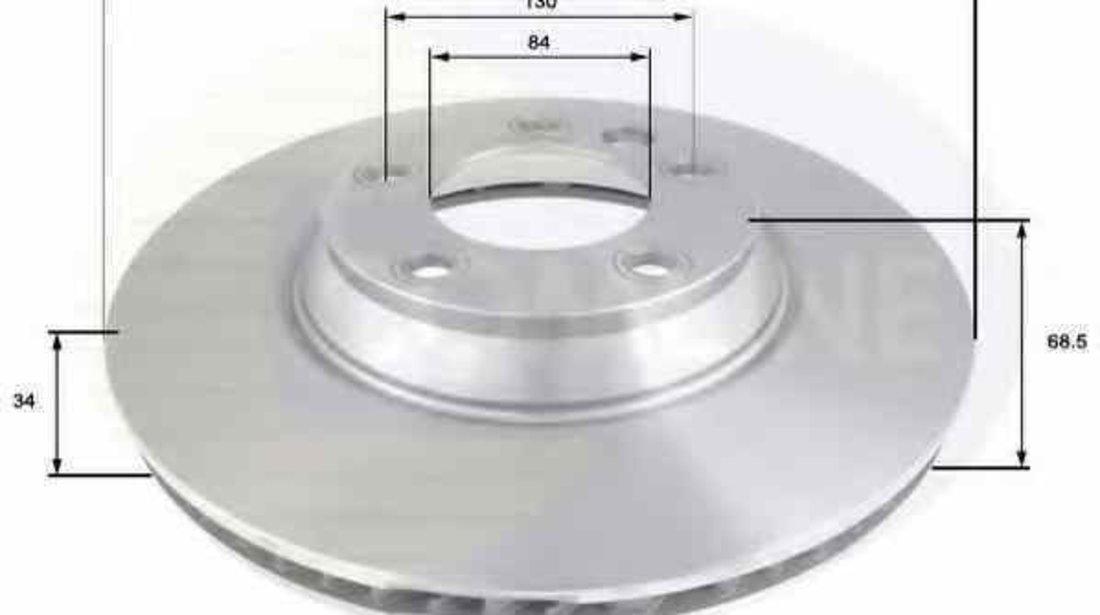 Disc frana VW TOUAREG 7LA 7L6 7L7 COMLINE ADC1459V