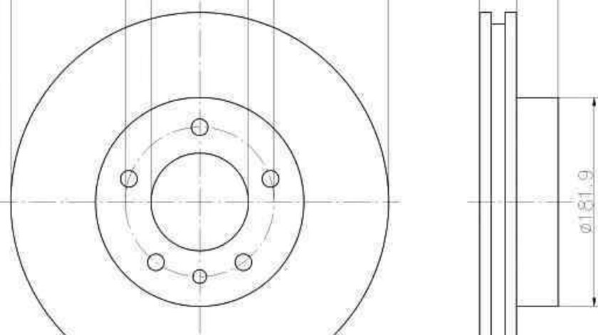 Disc frana VW TOUAREG (7LA, 7L6, 7L7) TEXTAR 92121500