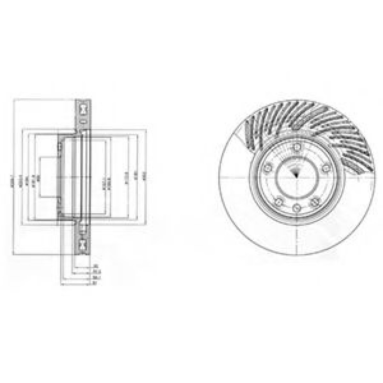 Disc frana VW TOUAREG (7P5) (2010 - 2016) DELPHI BG9949 piesa NOUA
