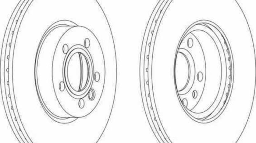 Disc frana VW TRANSPORTER IV caroserie 70XA FERODO DDF1160