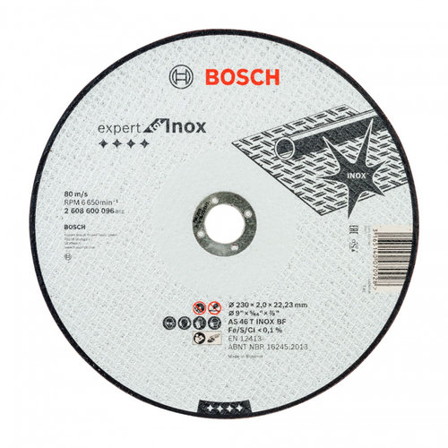 Disc Taiere Inox Bosch 230/2MM 2 608 600 096