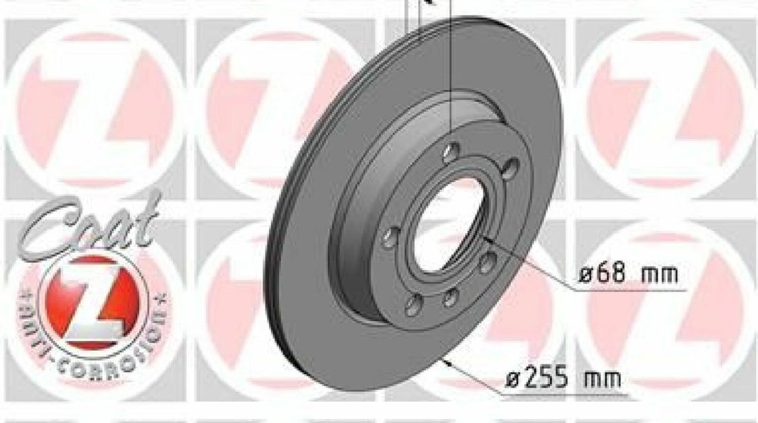 Discuri frana Zimmermann Audi Seat 100.1244.20