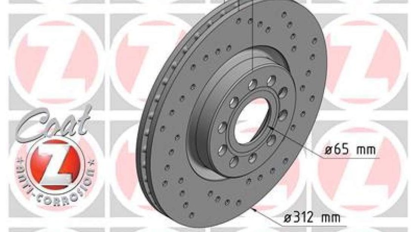 Discuri frana Zimmermann Audi VW Seat Skoda 100.3300.52