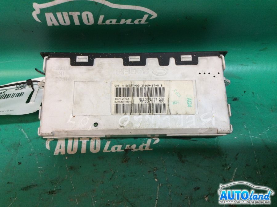 Display 9642824677 Citroen BERLINGO 2004-2008