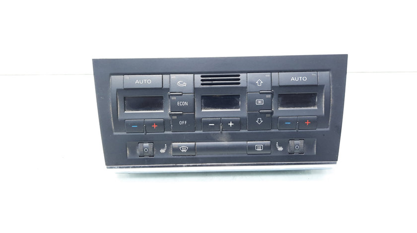 Display AC cu incalzire in scaune, cod 8E0820043BK, Audi A4 Avant (8ED, B7) (id:565466)