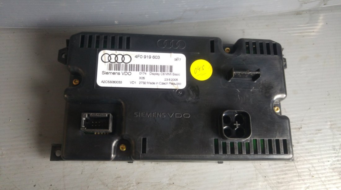 Display afisaj bord audi a6 4f c6 2.7 tdi 2004-2011 4f0919603