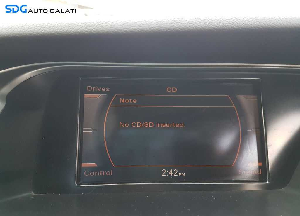 Display Afisaj Ecran MMI CD Player Navigatie Audi A4 B8 2008 - 2013