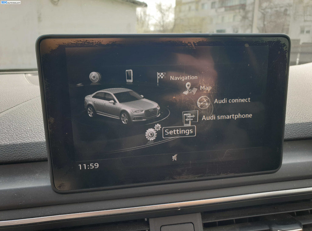 Display Afisaj Ecran MMI CD Player Navigatie Audi A4 B9 NFL Non Facelift 2015 - 2019 [K4074]