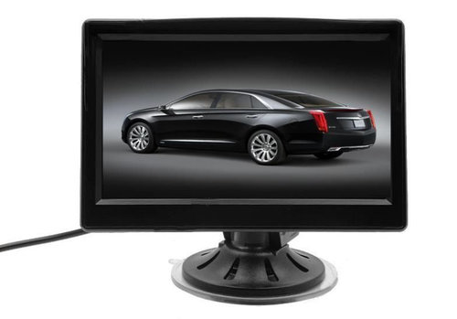 Display Auto LCD 4.3&quot; D701 Cu Ventuza Pentru Parbriz 919716