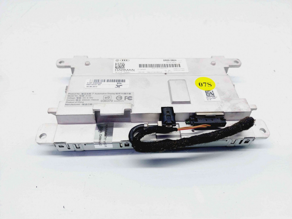Display bord Audi A4 (8K2, B8) Facelift [Fabr 2008-2015] 8R0919604