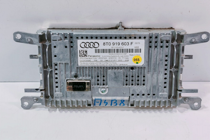 Display Bord multimedia 8T0919603F Audi Q5 8R [2008 - 2012]