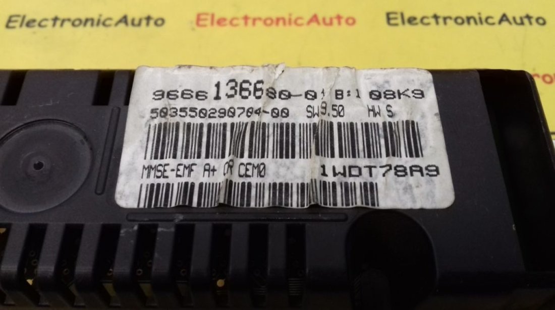 Display Bord Peugeot 308, 9666136680