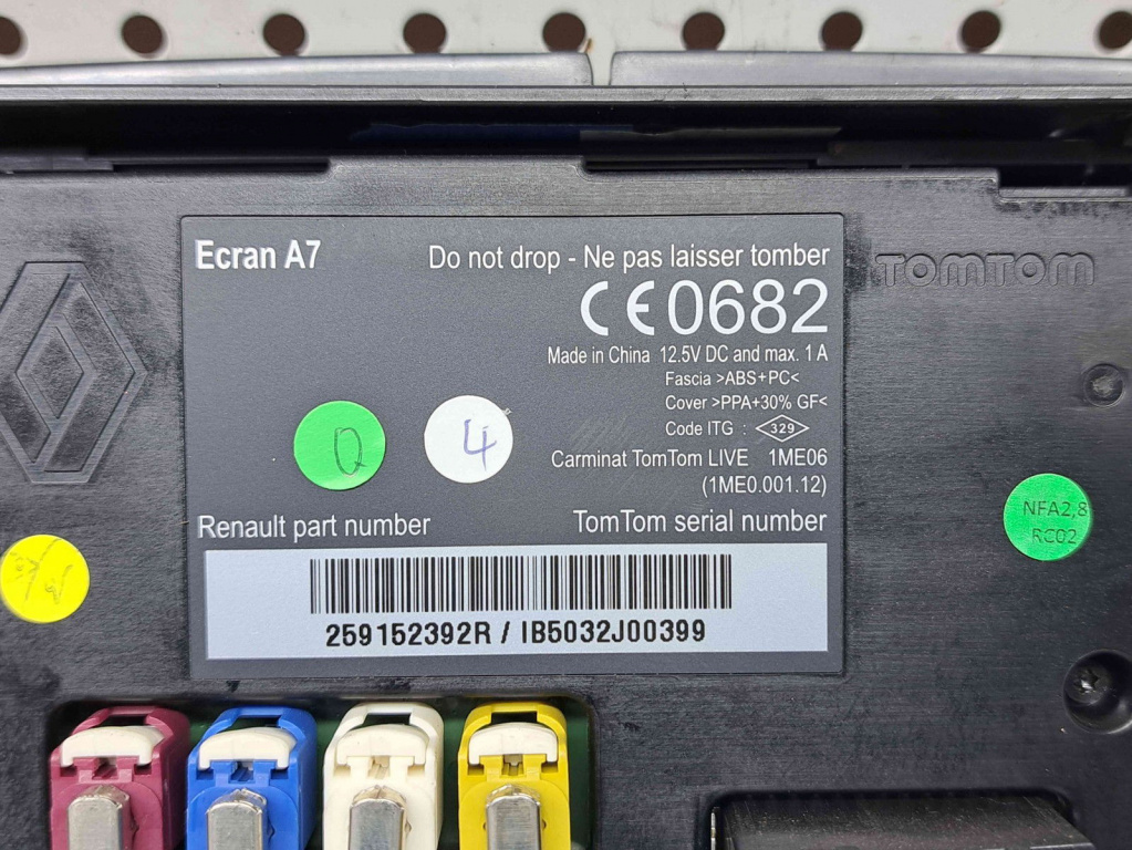 Display bord Renault Megane 3 (B95) [Fabr 2008-2016] 259152392R