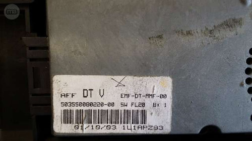 Display Ceasuri bord LANCIA PHEDRA 503550080220-00 / 503550080220 00 / 50355008022000 / SWFL20 / EMF...