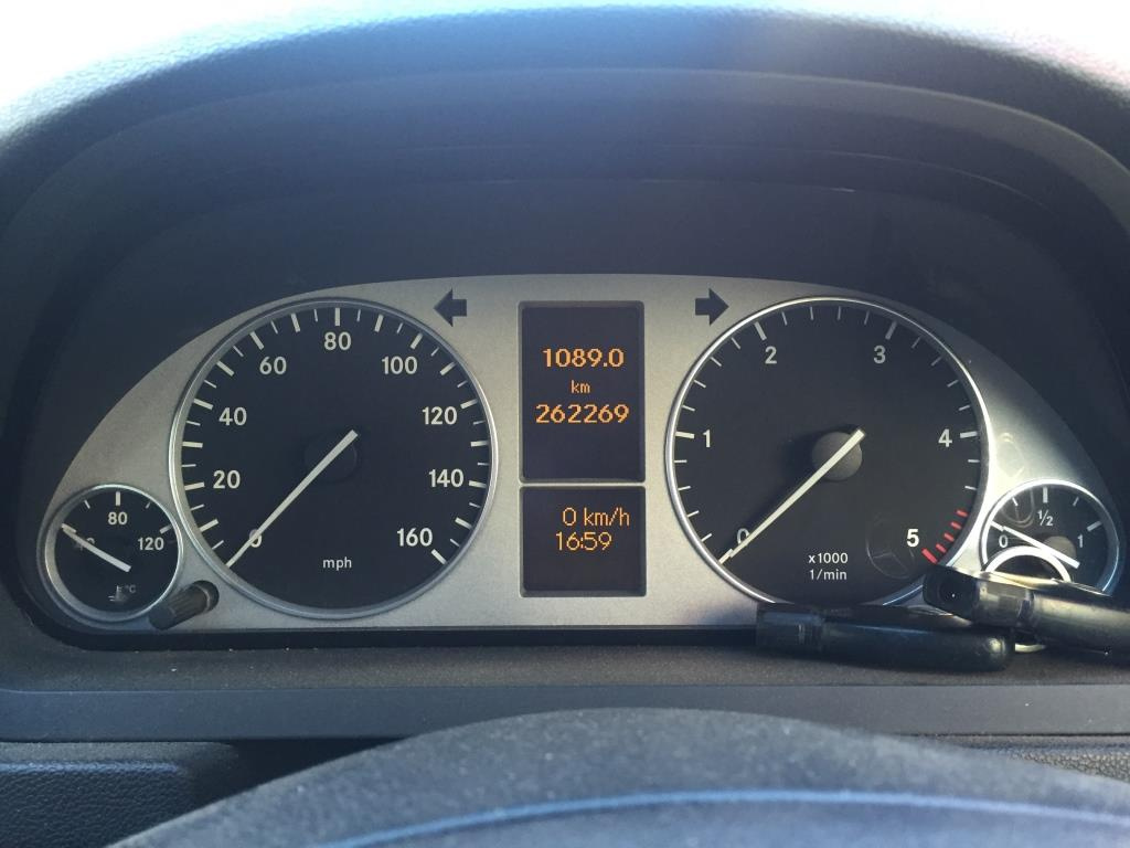 Display ceasuri bord Mercedes A Class W169 2004-2010