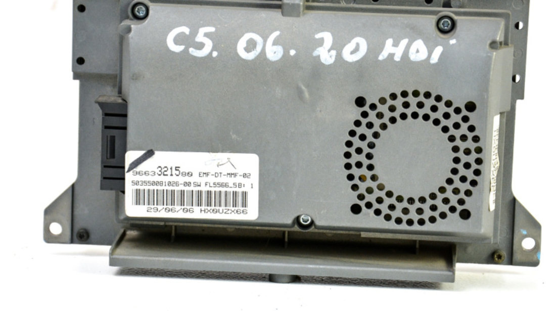 Display Citroen C5 (DC, DE, RC, RE) 2001 - 2008 Motorina 9663321580, 96 633 215 80, 503550081026-00