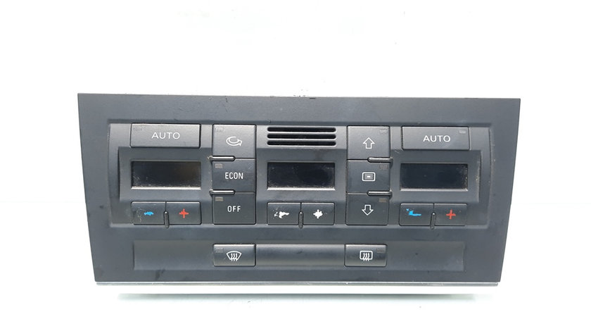 Display climatronic, cod 8E0820043BJ, Audi A4 (8EC, B7)