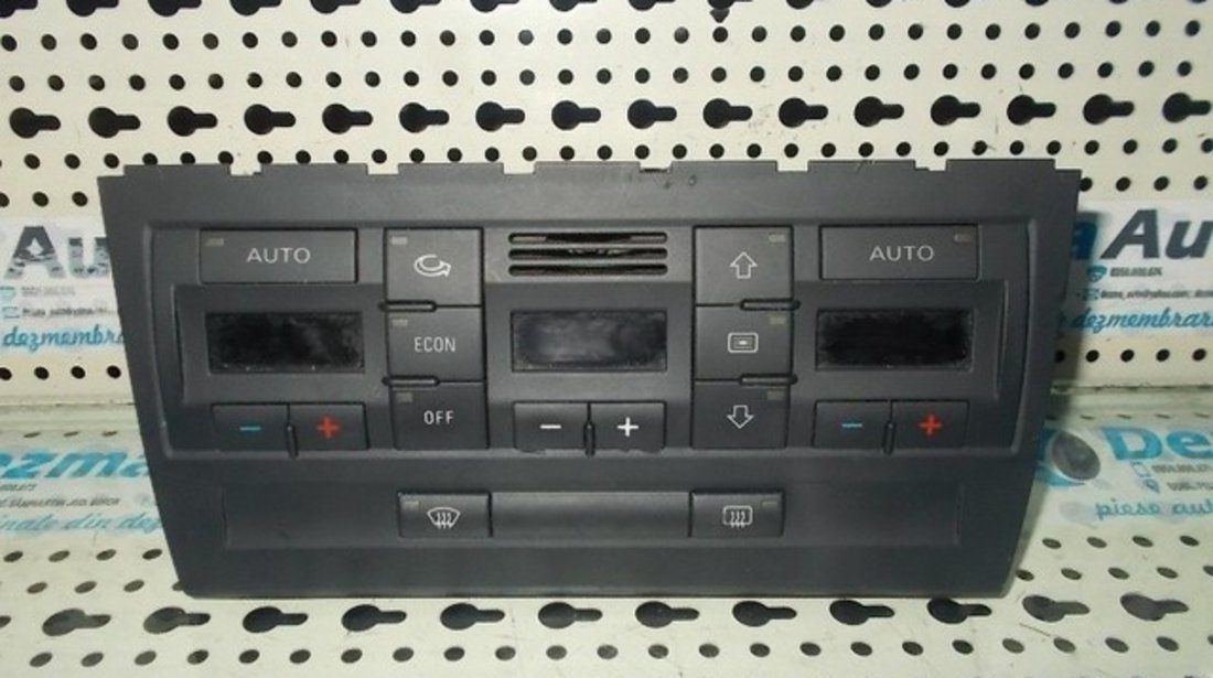 Display comenzi dublu climatronic Audi A4 Avant, cod 8E0820043BL