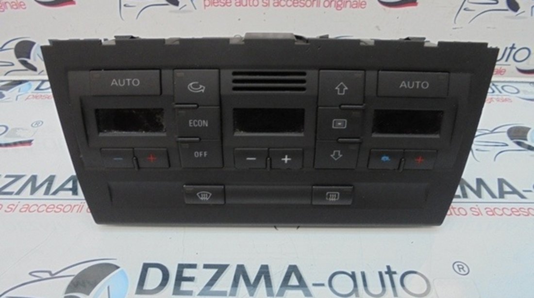 Display comenzi dublu climatronic, cod 8E0820043BL, Audi A4 Avant (8ED, B7) (id:113892)