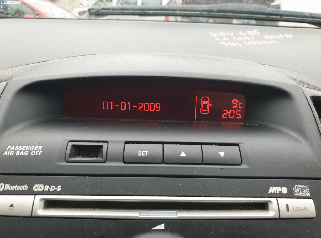 Display Ecran Afisaj Ceas Radio de pe Bord Kia Ceed Cee'd 2007 - 2013 [K1349]